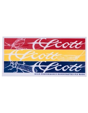 Scott Fly Rod Colorado Bugs w/ Colorado Flag Colors Decal in One Color